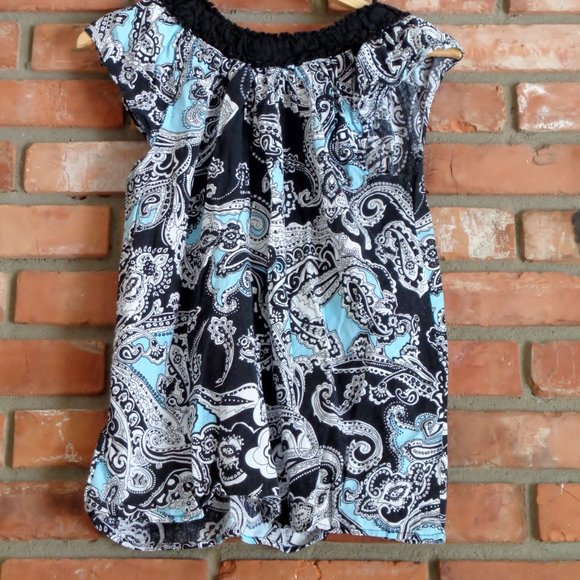 Sarah Spencer Paisley Boho Tank Top - Picture 2 of 3